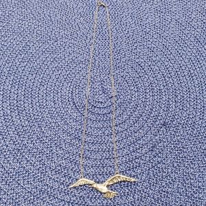Flying bird sterling silver necklace vintage
